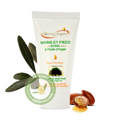 Crème Mains et Pieds à l’huile d’Argan - Tube 50 ml